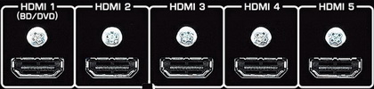 hdmi входы av-ресивера Yamaha RX-V777