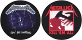 Turntable Slipmats Metallica (Ride The Lightning / Kill Em All)