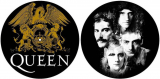 Turntable Slipmats Queen (Crest & Faces)