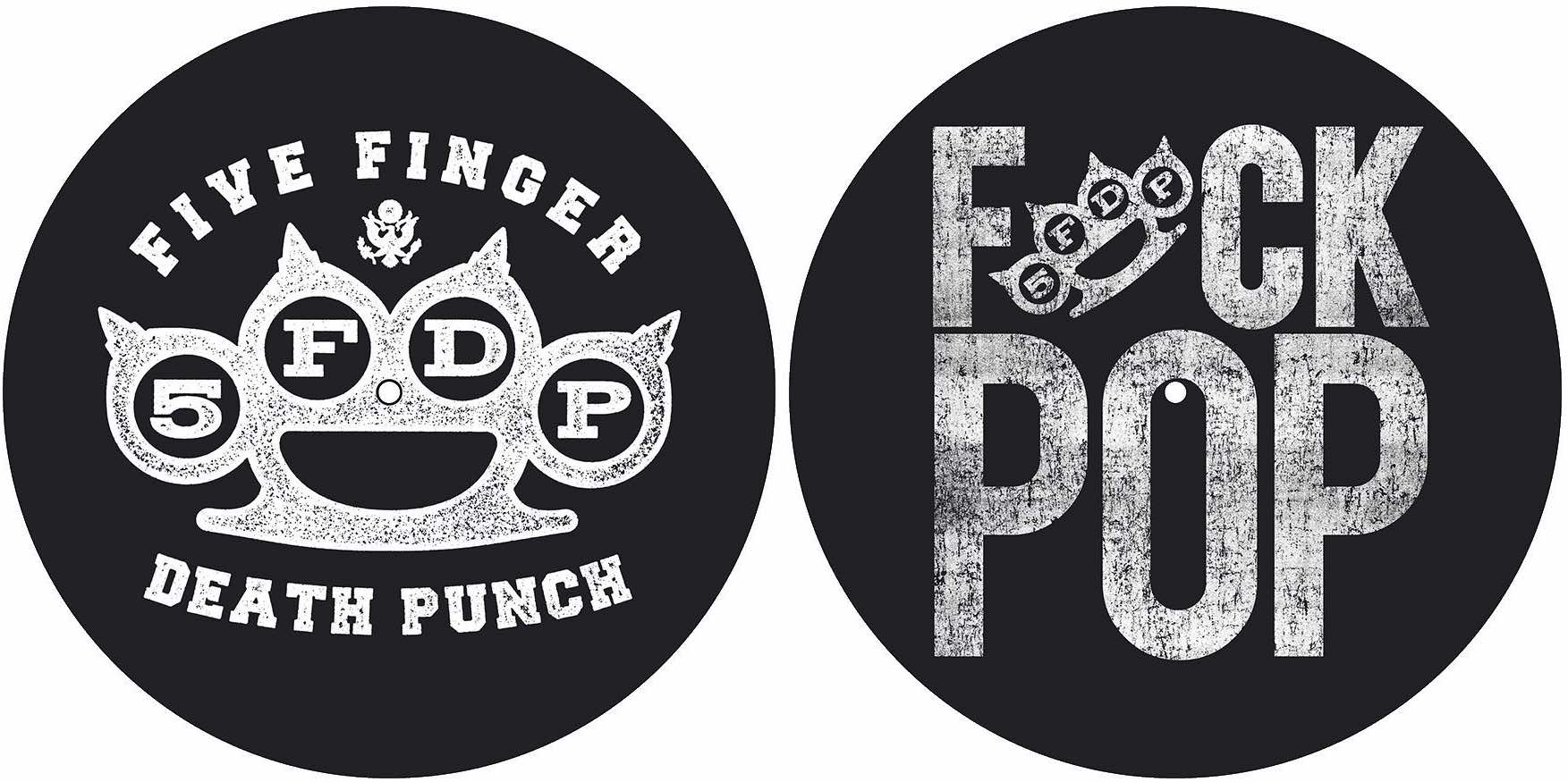 Фото № 1 Turntable Slipmats Five Finger Death Punch (Knuckle / Fuck Pop) - цены, наличие, отзывы в интернет-магазине