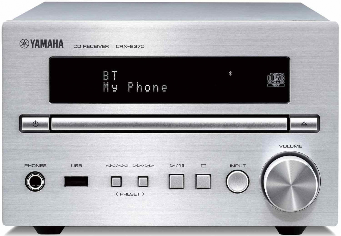 Фото № 1 Yamaha CRX-B370 silver - цены, наличие, отзывы в интернет-магазине