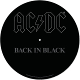 Pyramid Record Slip Mat AC/DC (Back In Black)