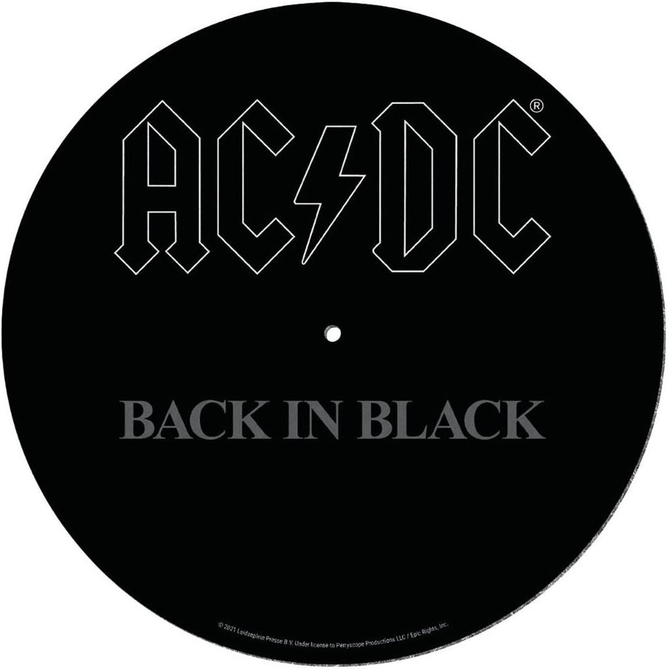 Фото № 1 Pyramid Record Slip Mat AC/DC (Back In Black) - цены, наличие, отзывы в интернет-магазине